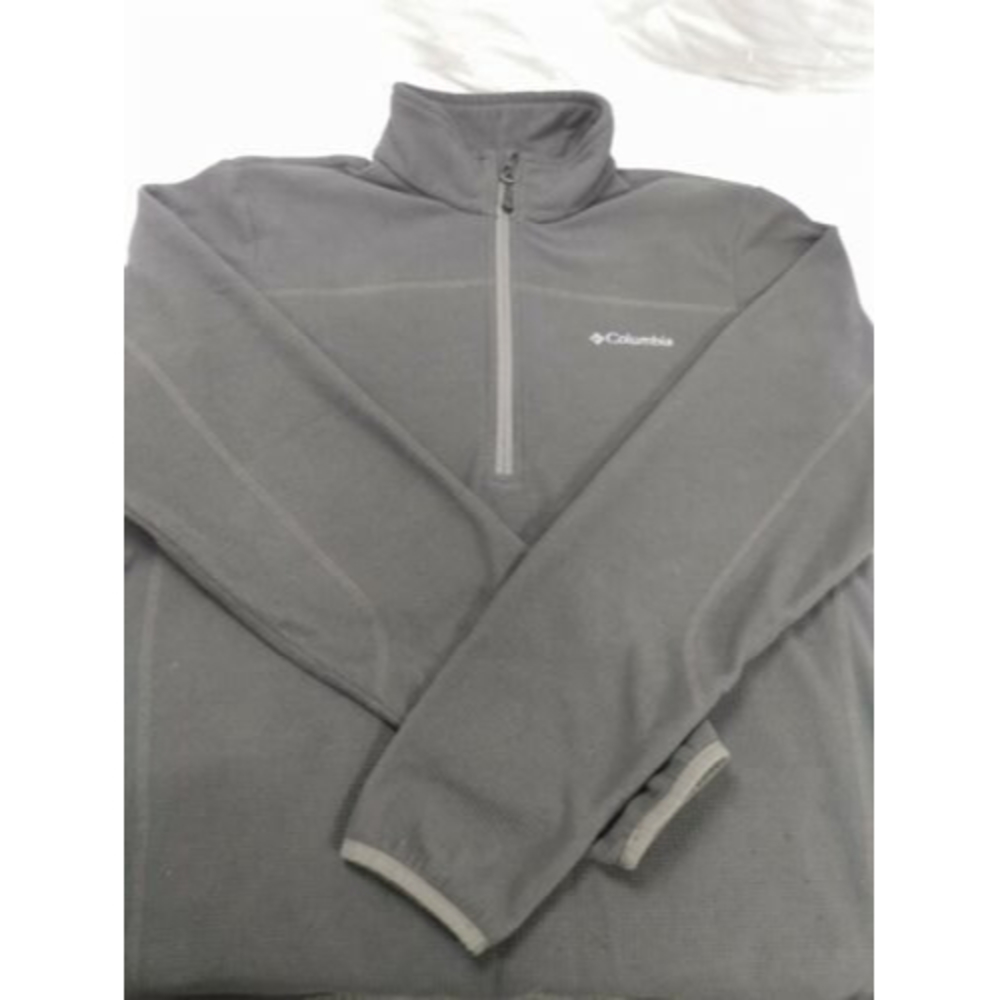 Columbia Mens Half Zip Gray Size  S Pull Over Jacket